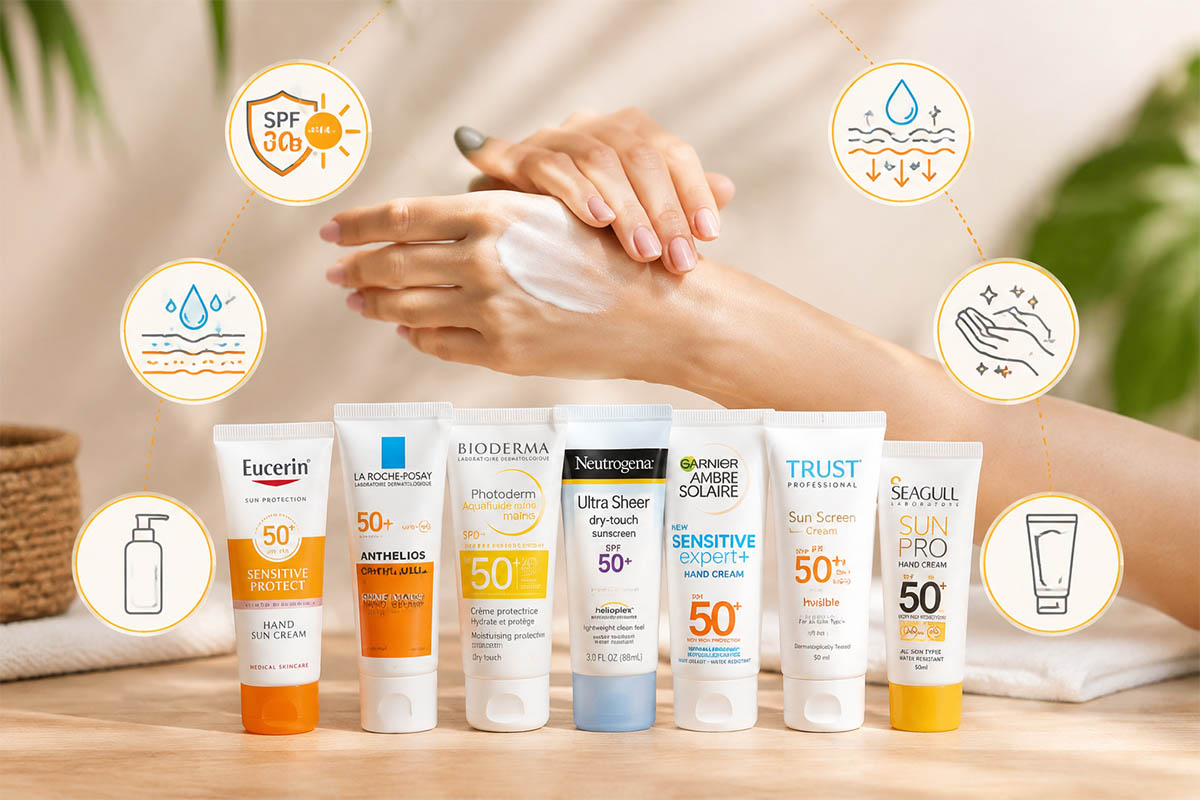 ۶ معیار انتخاب بهترین کرم ضد آفتاب دست