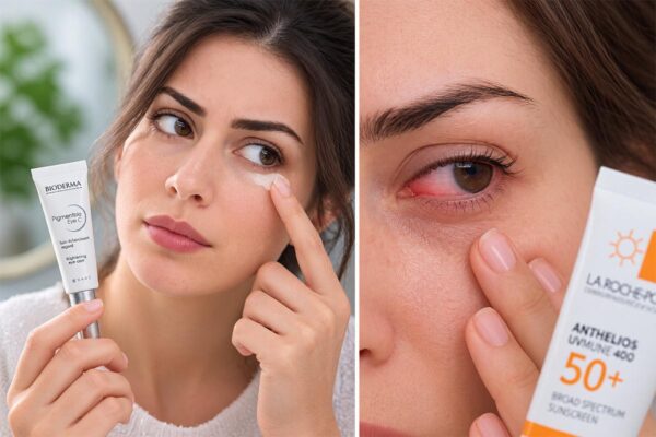 ضدآفتاب دور چشم بزنیم یا نه؟